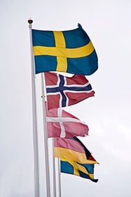 Scandinavian flags